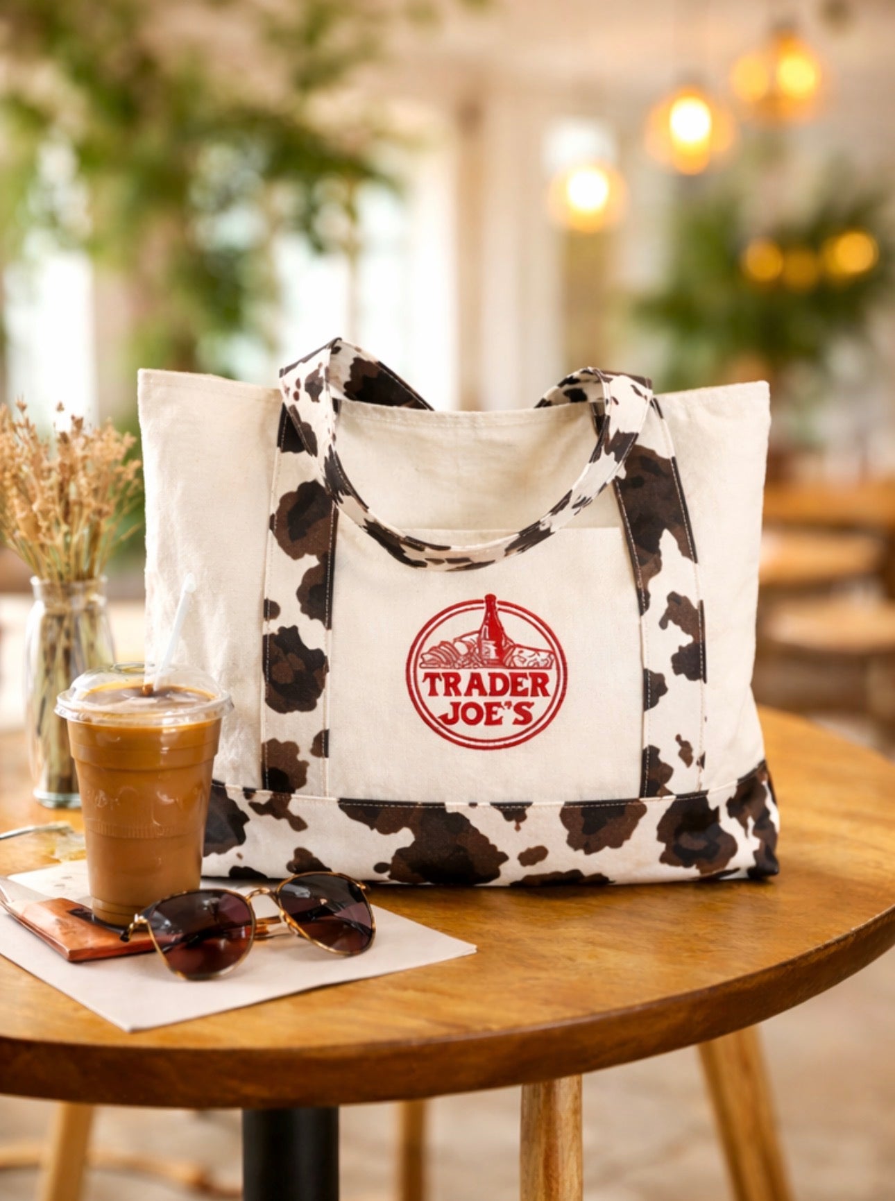 Trader Joe Canvas Tote | Prairie Girl Market Tote