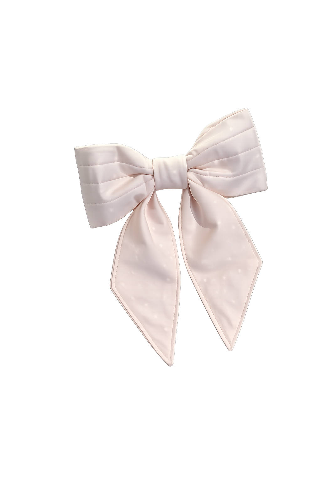 Quilted Bow | Blush Dot Darling Bow