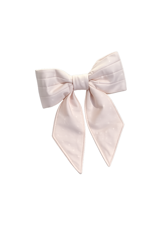Blush Dot Darling Bow