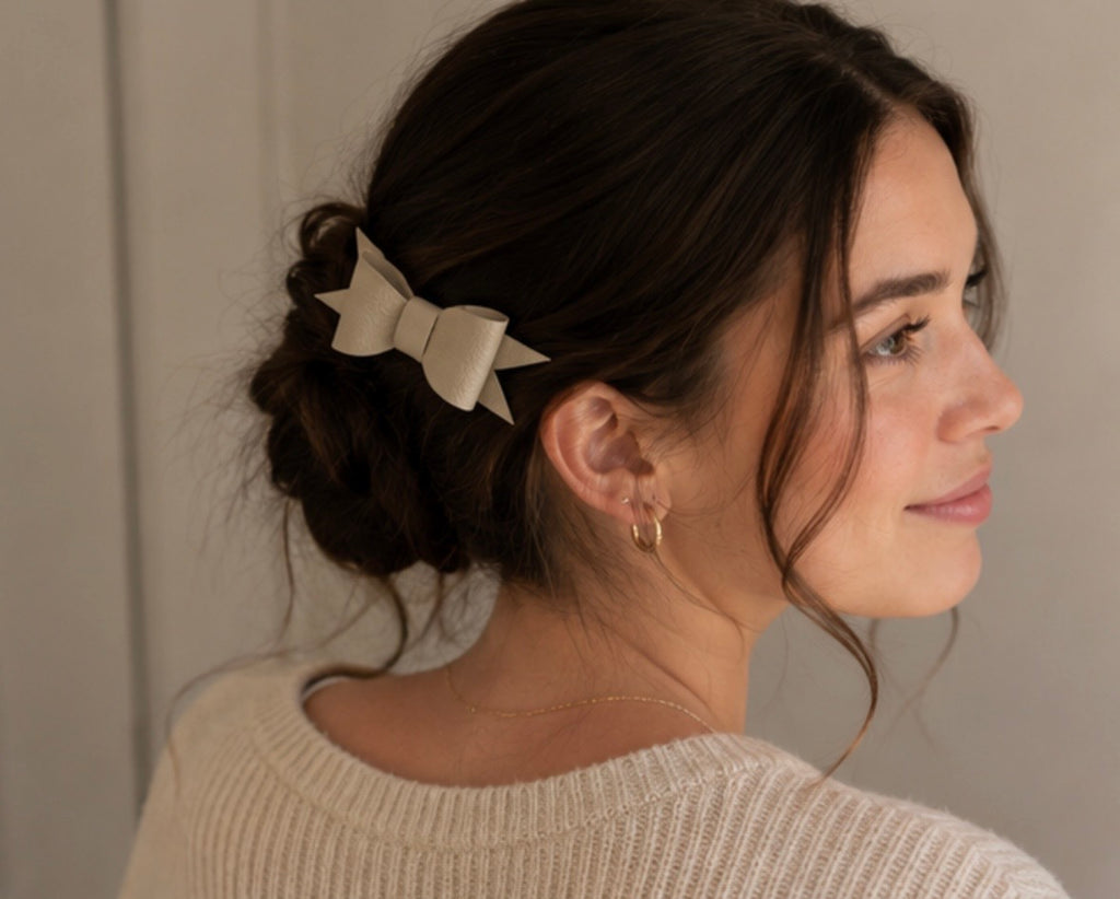 Heritage leather bows