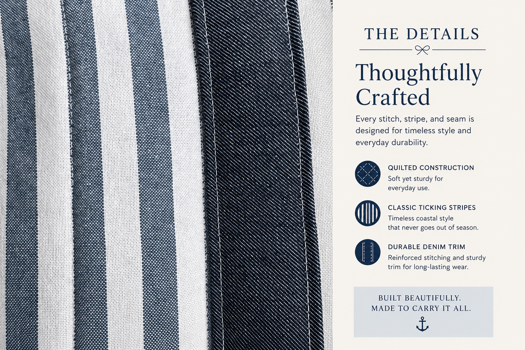 Quilted Tote | The Nantucket Quilted Tote
