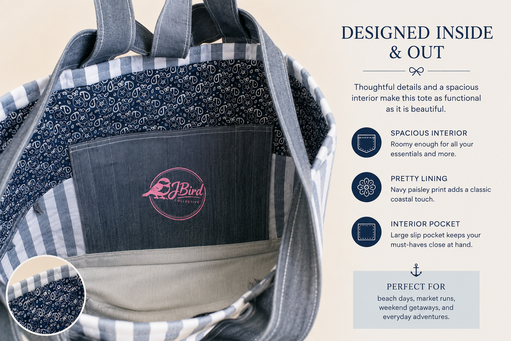 Quilted Tote | The Nantucket Quilted Tote
