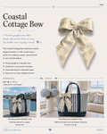Quilted Bow | The Coastal Cottage Bow