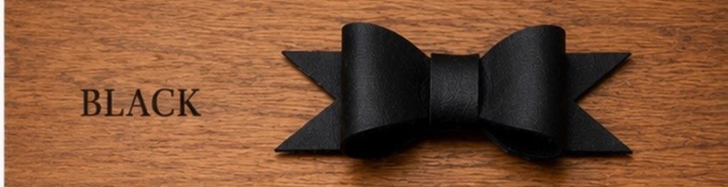 Heritage leather bows